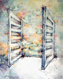 "Air" aquarelle 84x91