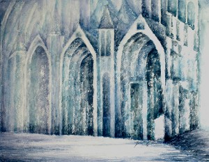 "Chartres" aquarelle 84x91